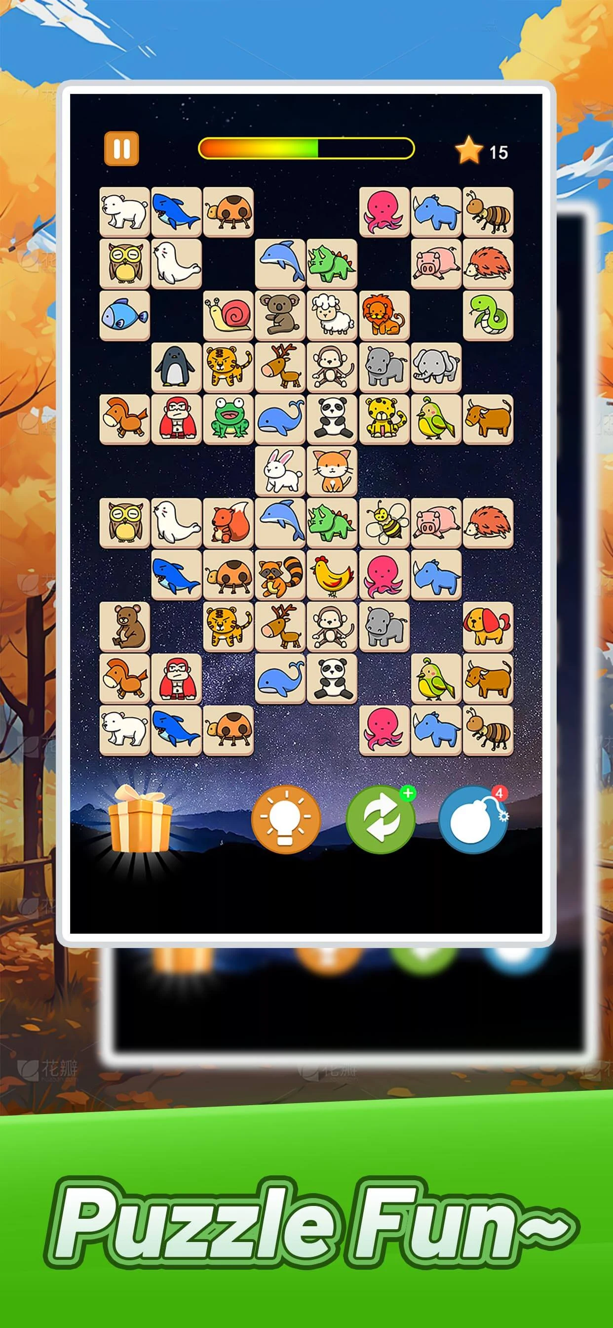Animal Match: Onet Tile Puzzle screenshot