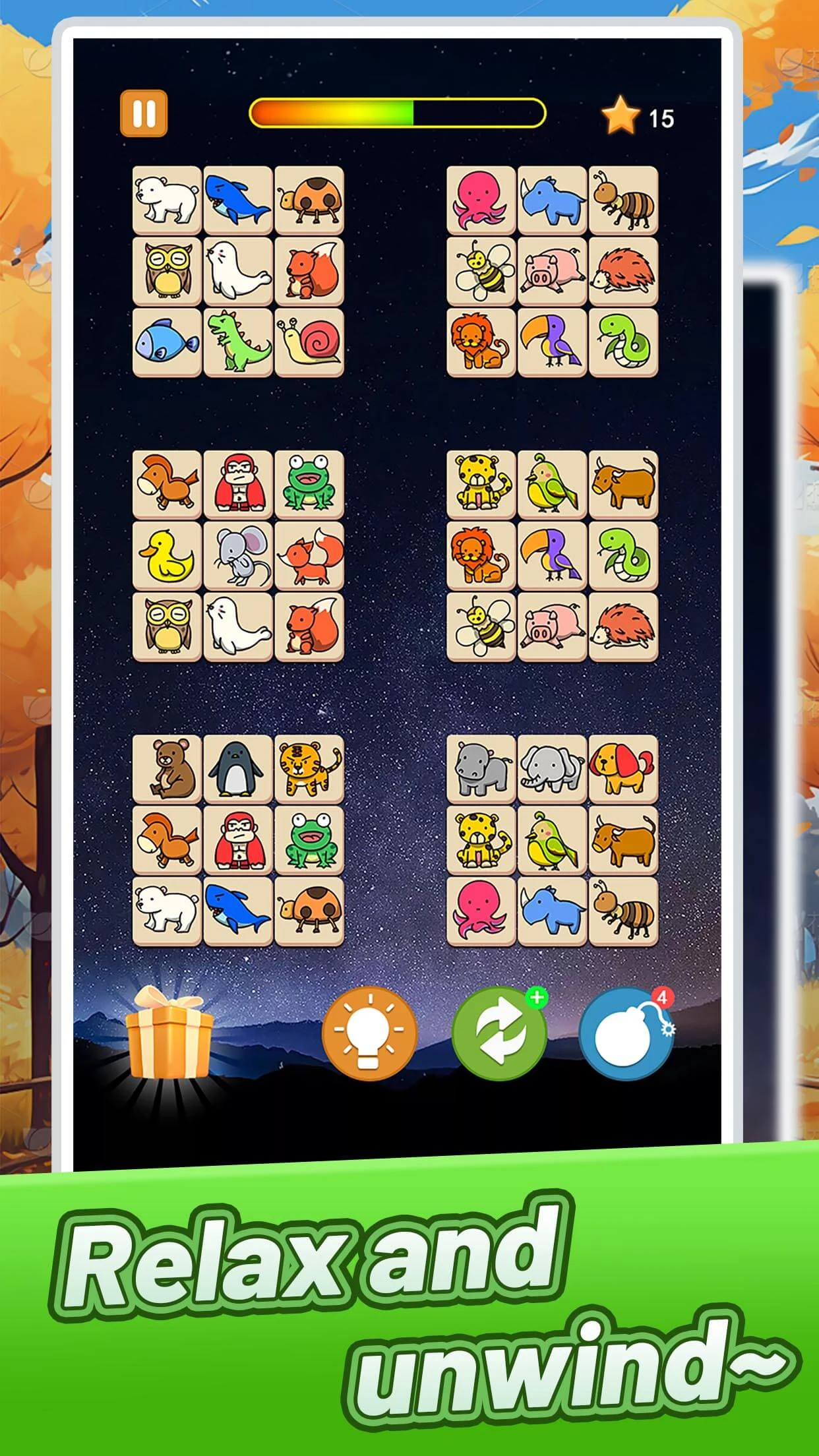 Animal Match: Onet Tile Puzzle screenshot