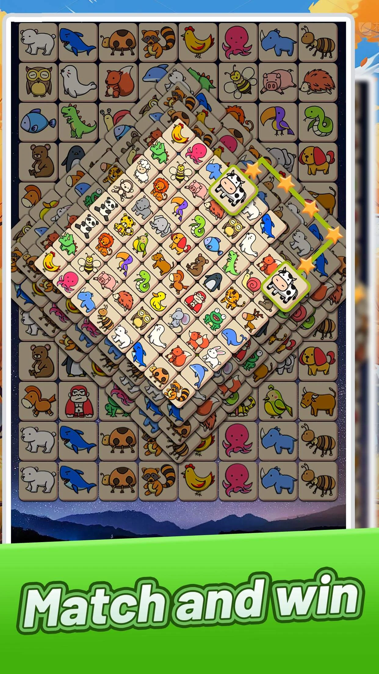 Animal Match: Onet Tile Puzzle screenshot