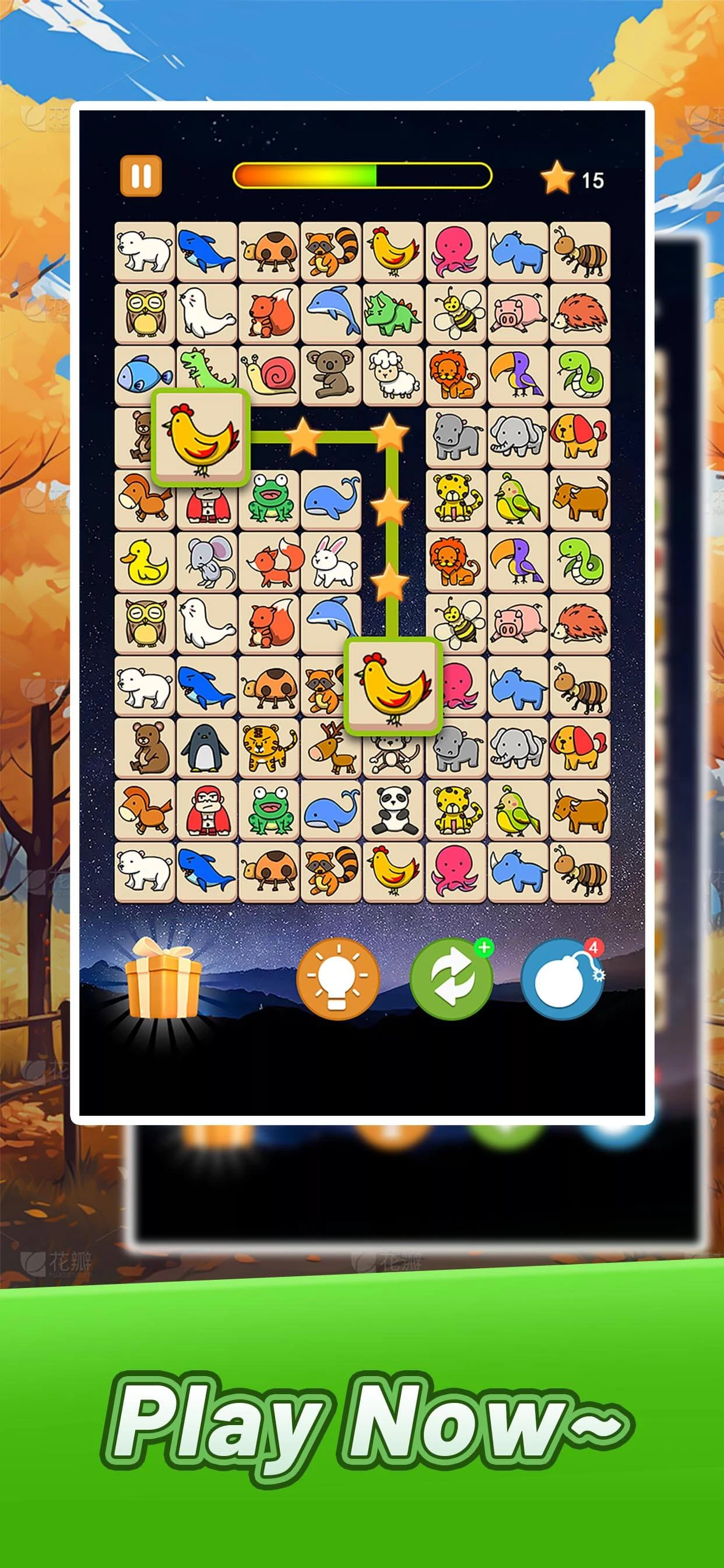 Animal Match: Onet Tile Puzzle screenshot