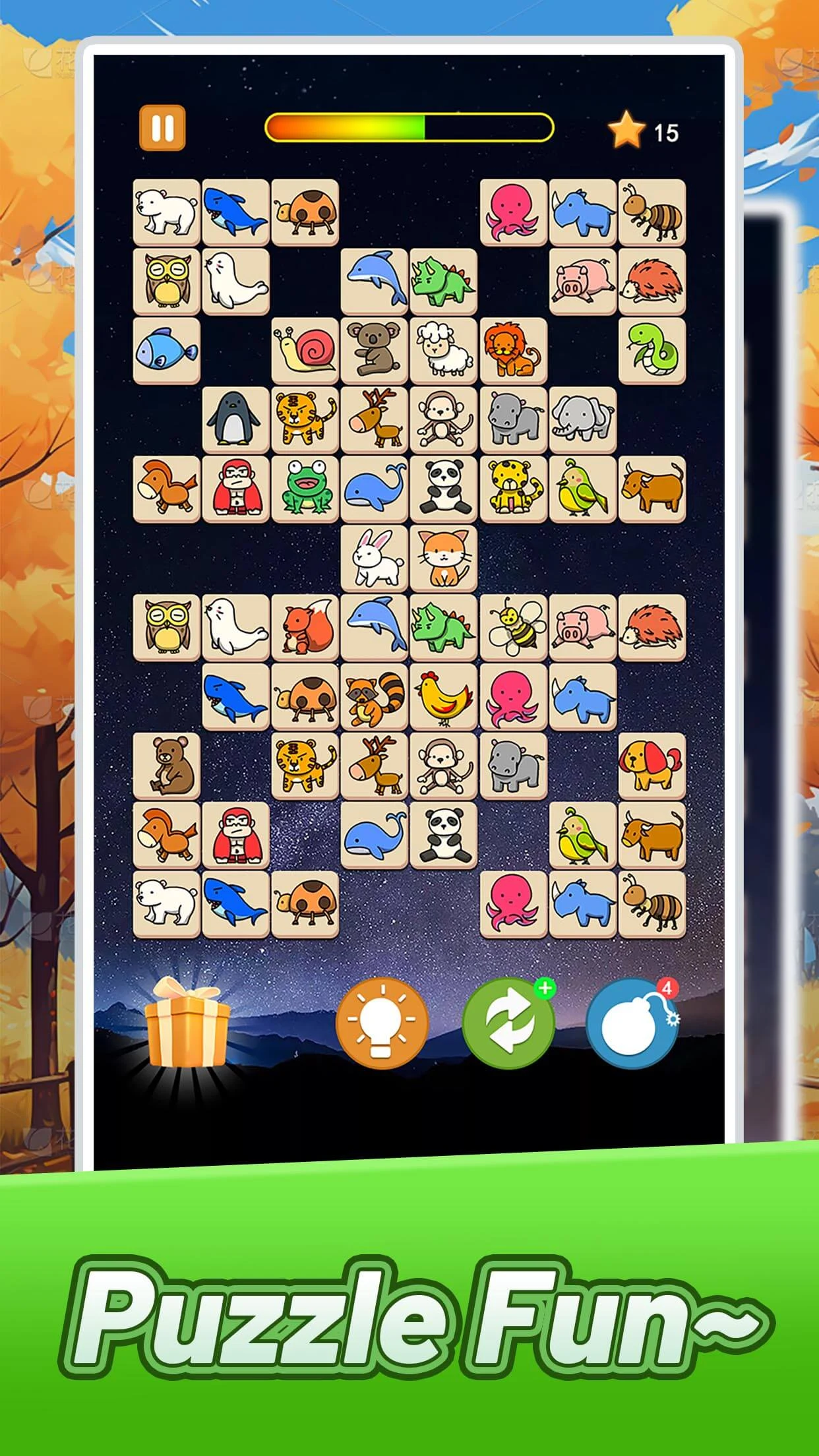Animal Match: Onet Tile Puzzle screenshot